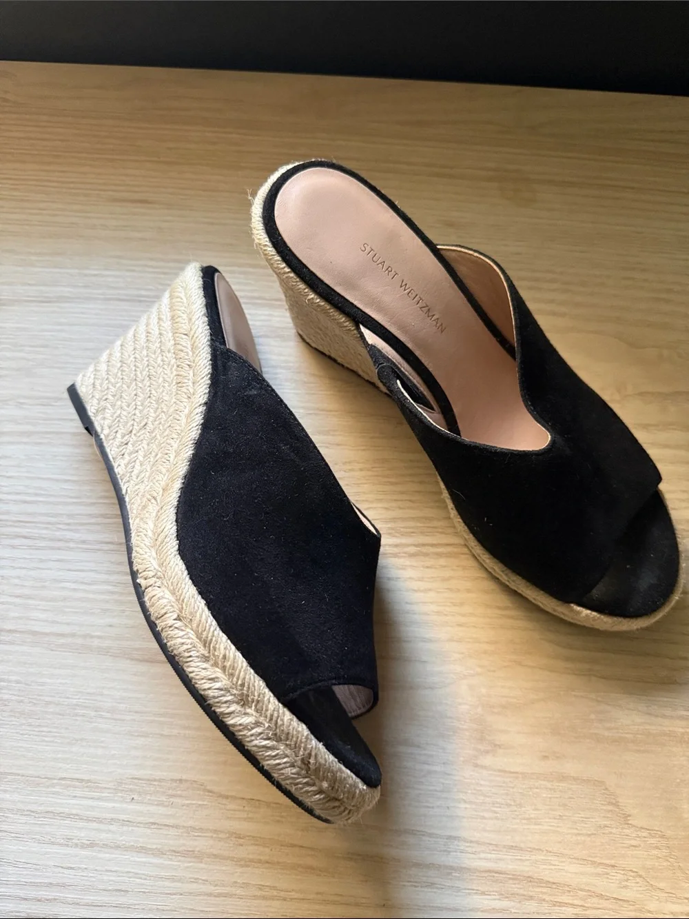 Stuart Weitzman black beige